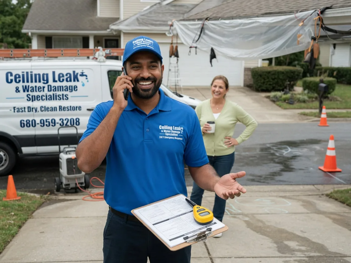 Ceiling Leak Cleanup Union Dale, PA FAQs